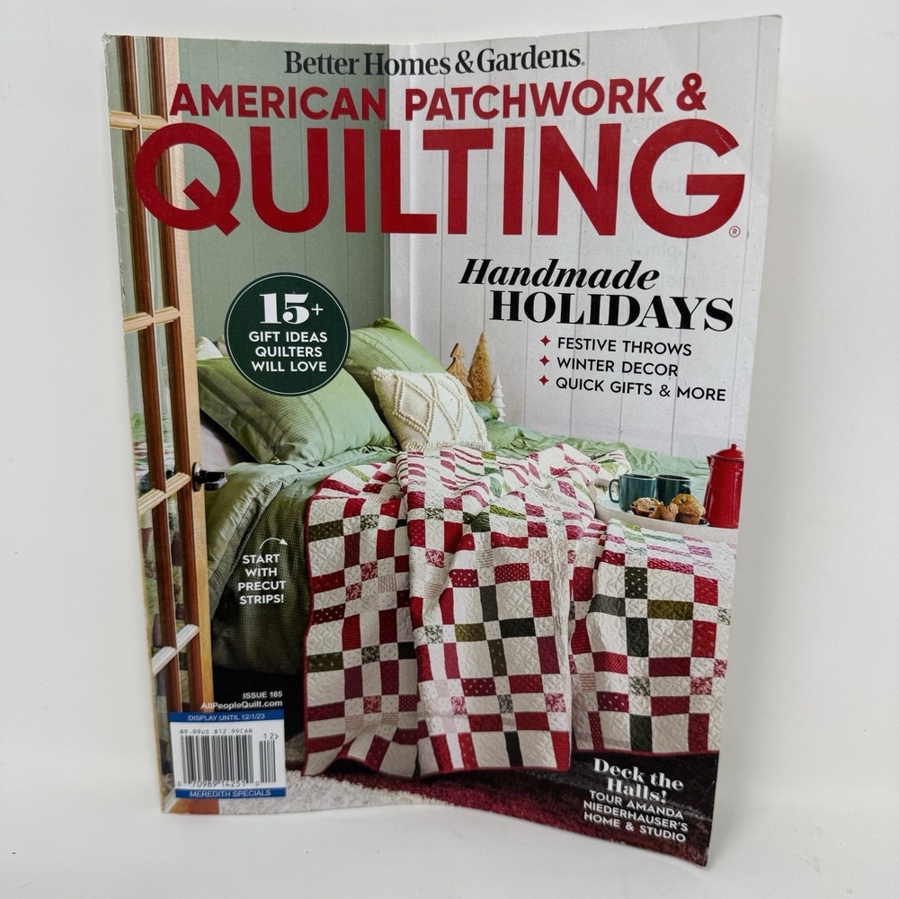 American Patchwork & Quilting Magazine 2023 Issue 185 - Sewing Crafting DIY